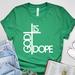 God is Dope Print Tee