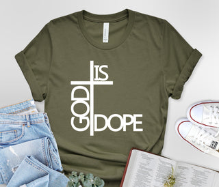 God is Dope Print Tee