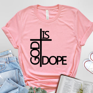 God is Dope Print Tee