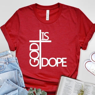 God is Dope Print Tee