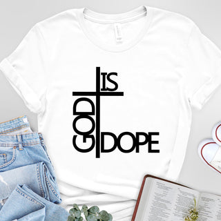 God is Dope Print Tee